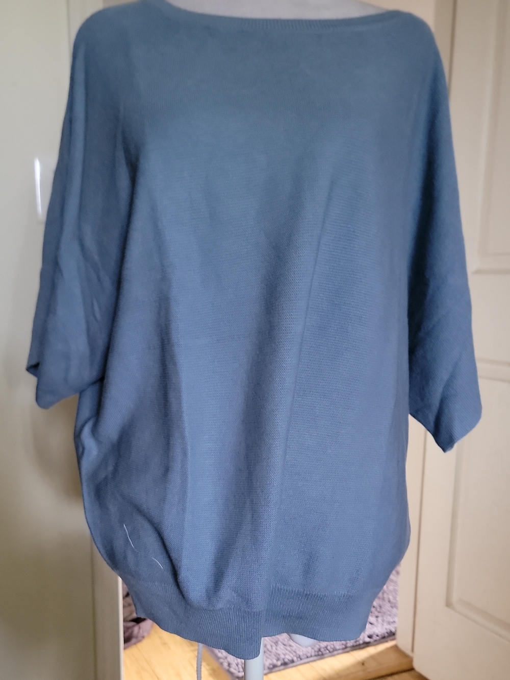 Quince Slate Blue Boatneck Tunic
